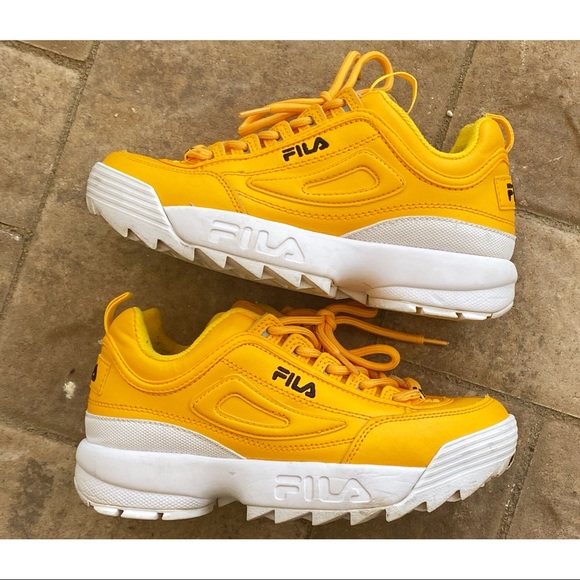 all yellow filas